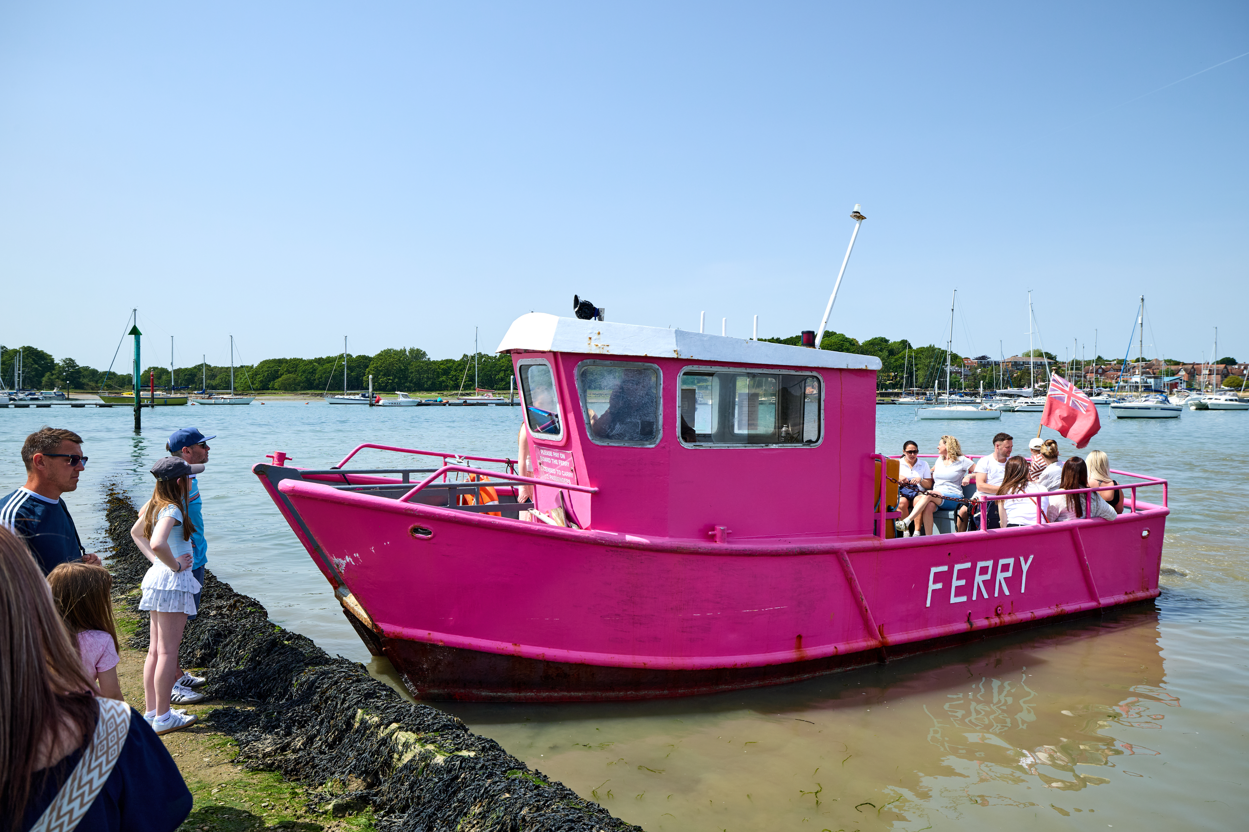 Ferry up close